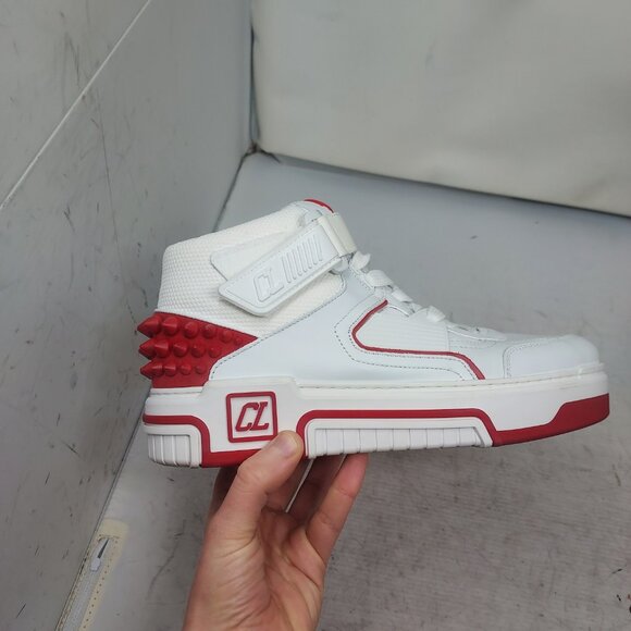 Christian Louboutin MENS Astroloubi Low Top Red Spike Sneaker main image 10